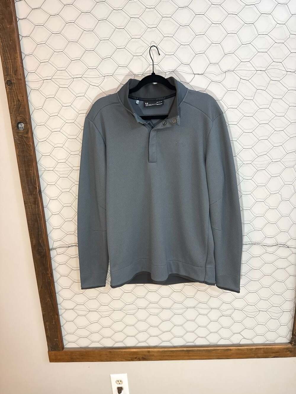 Under Armour Golf ColdGear Storm SweaterFleece Snap Mock Pullover
